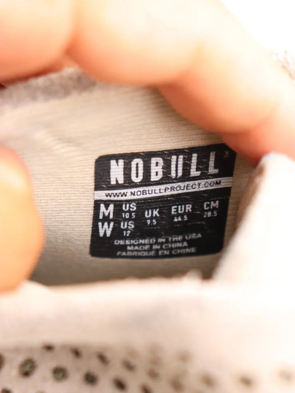 Nobull Shoes Men's Size 10.5 Gray Suede High Top Trainer Gym Sneakers
